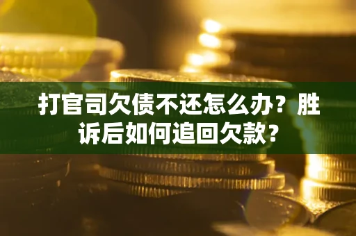 济南打官司欠债不还怎么办？胜诉后如何追回欠款？